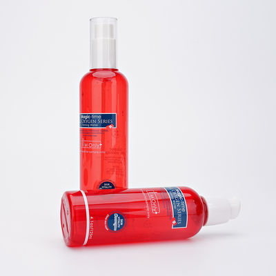 60ml 125ml 150ml ফেস স্কিন কেয়ার পাম্প স্প্রে রেড PETG প্লাস্টিক প্লাস্টিক লোশন বোতল