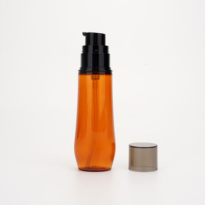 এসজিএস প্রসাধনী প্যাকেজিং পাত্রে 50ml 80ml 110ml PET প্লাস্টিক পাম্প বোতল
