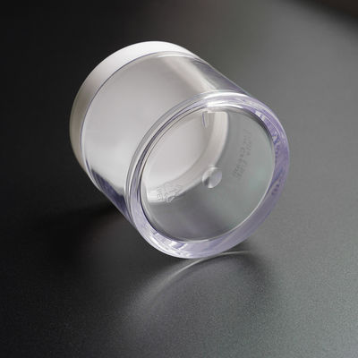 কাস্টমাইজড প্লাস্টিক প্রসাধনী জার্স 300ml পিইটি পরিষ্কার সিলিন্ডার বোতল স্ক্রু ক্যাপ সঙ্গে