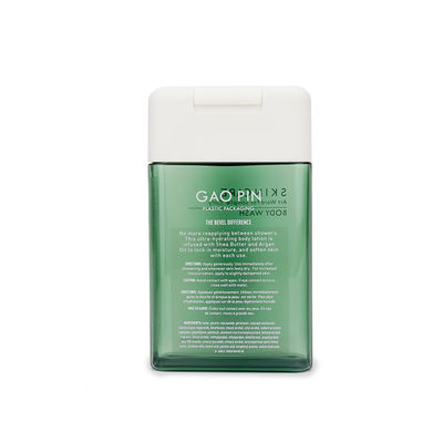 200ml 250ml ফ্লিপ শীর্ষ শ্যাম্পু বোতল, হাত স্যানিটাইজারের জন্য PETG স্কয়ার প্লাস্টিকের বোতল