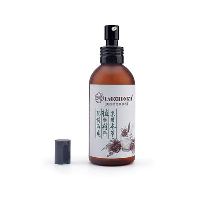 OEM ODM কসমেটিক প্লাস্টিকের বোতল 150ml 100ml আম্বার পোষা বোতল