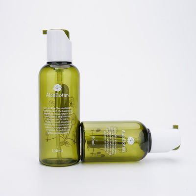 হালকা সবুজ প্লাস্টিকের লোশন বোতল 50ml PETG কসমেটিক জার এবং বোতল সেট