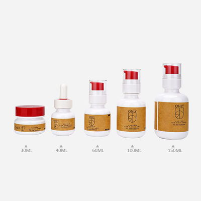 গোল 150ml 250ml লোশন বোতল প্যাকেজিং PETG 60ml 100ml ক্রিম জার নমুনা অবাধে
