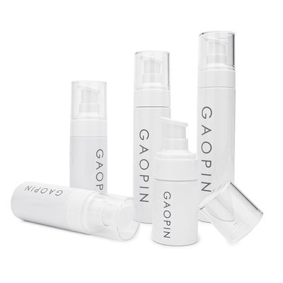 30ml 50ml 60ml 80ml 100ml PET হোয়াইট লোশন পাম্প স্প্রে প্লাস্টিক লোশন বোতল