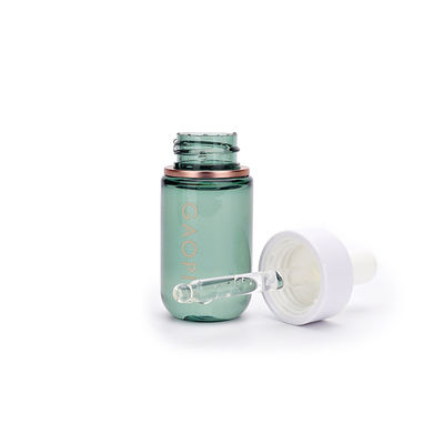 হোয়াইট প্লাস্টিক লোশন পাম্প বোতল, 30ml 50ml কসমেটিক ড্রপার বোতল