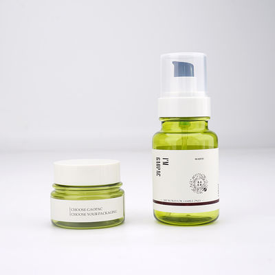 PETG স্কিন কেয়ার সেট জৈব উদ্ভিদ লোশন ক্রিম বোতল 130ml