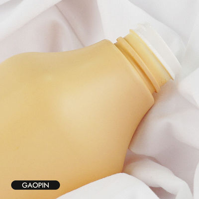 সোনার পাম্প সহ 350ml প্লাস্টিক শ্যাম্পু বোতল লোশন কসমেটিক প্যাকেজিং